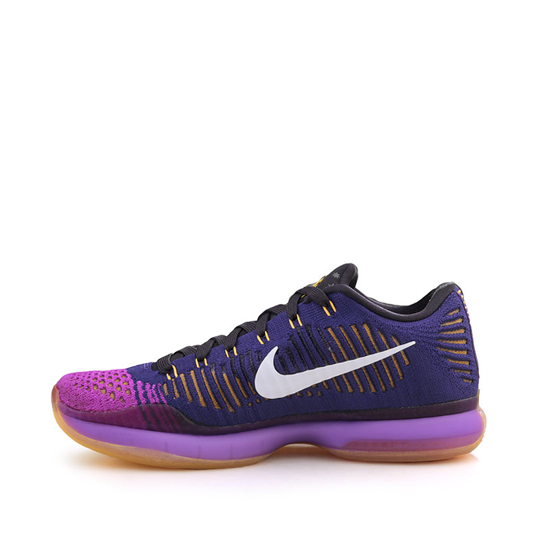 мужские фиолетовые баскетбольные кроссовки Nike Kobe X Elite Low 747212-515 - цена, описание, фото 3